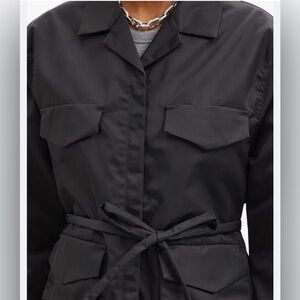 Toteme Black Belted Utility Jacket
